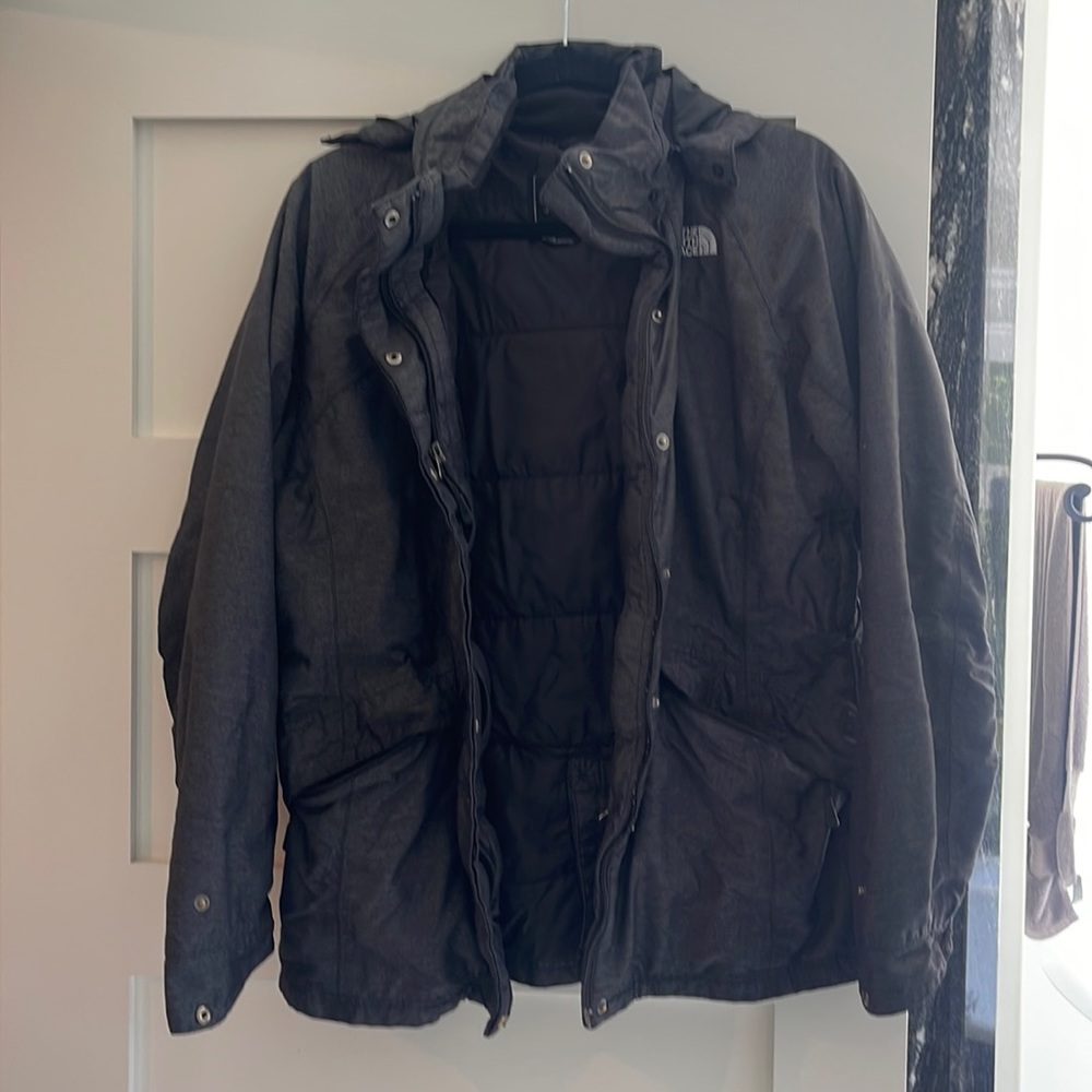 Grey Northface Jacket